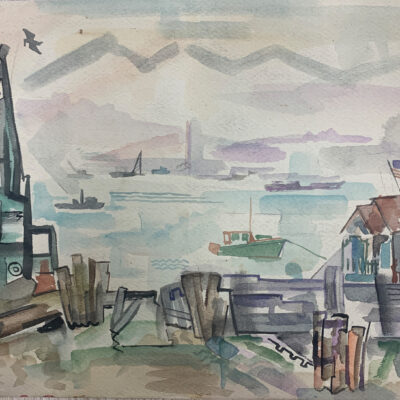 1935
Gouache on Paper
8x11 In
Signed Lower Right