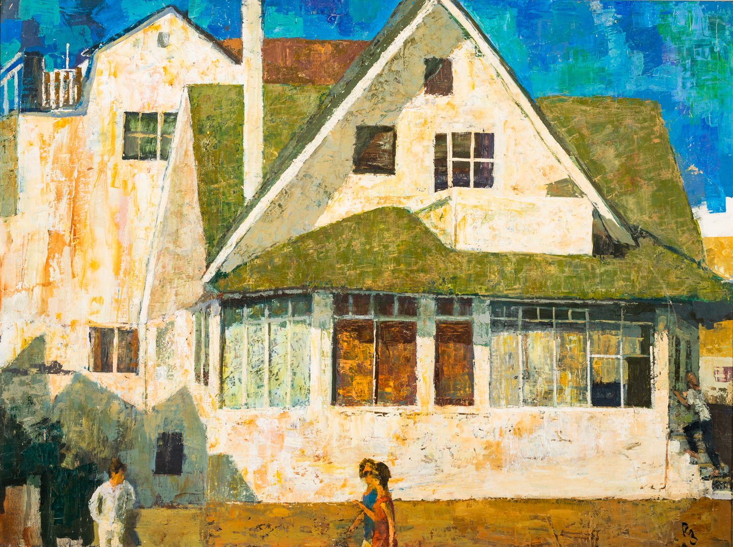 White House with Figures